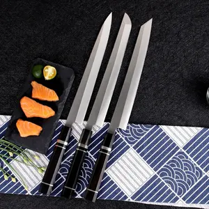 SW28 Series AUS-8 Steel Knife Japanese Sashimi Sushi Kitchen Knife With Ebony handle