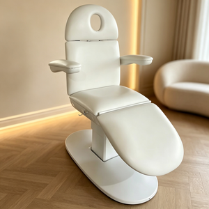 Sillón Eléctrico Facial de 3 Motores al por Mayor, Silla Ajustable para Tratamientos de Belleza, Cama Giratoria para Extensiones de Pestañas, OEM para Salones - Product Image 5