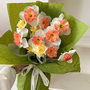 Hot Bán Tay Nhào Bao Bì Giấy Đầy Màu Sắc Quà Tặng Bao Bì Hoa Nghệ Thuật Vật Liệu Nhăn Hoa Bó Hoa Gói Giấy - Product Image 3