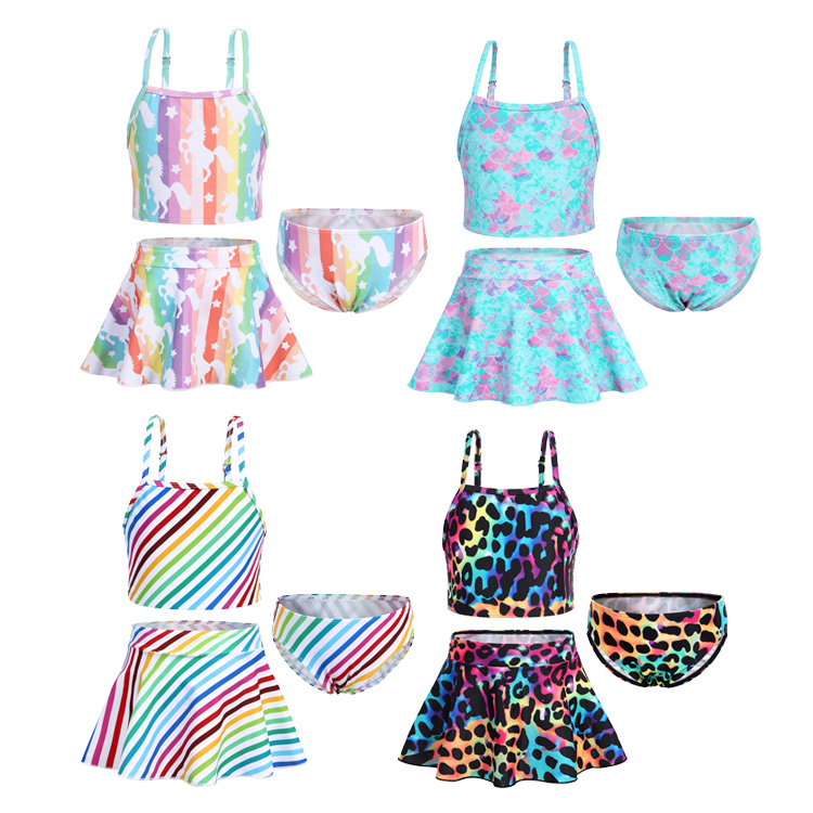 Maillot De Bain Fille 4 Ans Maillot De Bain 2 Pièces Avec Motif Licorne Pour Fille, Style 6, 3-4 Ans Maillot De Bain Fille 2 Pieces