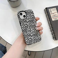Design de luxe femmes imprimé léopard 3D Sublimation coques de téléphone portable pour iPhone 17 Pro Max 16 Pro 14 Plus