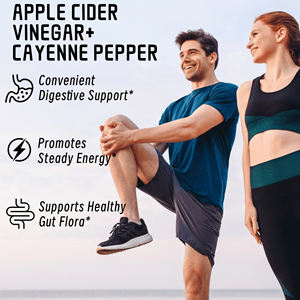 2-in-1 Digestive & Weight Support Apple Cider Vinegar Capsules with Cayenne Pepper Gut Health Energy Metabolism Support Capsules - Product Image 4