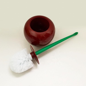 Mignon <span class=keywords><strong>Cerise</strong></span> En Forme Ensemble <span class=keywords><strong>de</strong></span> <span class=keywords><strong>Brosse</strong></span> <span class=keywords><strong>De</strong></span> <span class=keywords><strong>Toilette</strong></span> Salle <span class=keywords><strong>De</strong></span> Bain Compacte Support Fort <span class=keywords><strong>Brosse</strong></span> avec La Base Lourde Propre Bol - Product Image 5