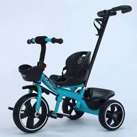 Tricycle poussette pour enfants à cadre métallique A268, tricycle à pédales pour bébé de 1 à 5 ans, jouet à roulettes pour l'extérieur
