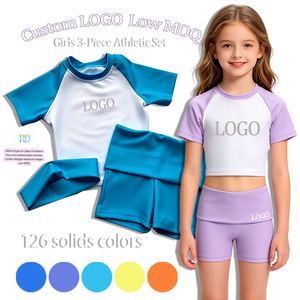 Ensemble short doux à revers pour bébés filles, short ultra doux à revers pour enfants, ensemble 3 pièces de shorts pliés pour jeunes filles - Product Image 5