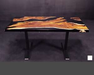 Ножка из массива черного ореха для обеденного стола, новая модная дизайнерская основа для стола, может быть настроена 679*479*562 мм - Product Image 6