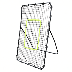 Attrezzatura per Allenamento Sportivo all'Aperto, Porta da Calcio con Tubo in Acciaio e Rimbalzo per Adulti, Adatta a Tutte le Stagioni - Product Image 1