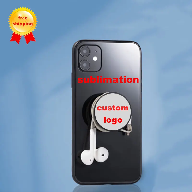 Kostenloser Versand Benutzer definiertes Logo Drucken Bild Sublimation Telefon griff Leerer Handy halter Finger Zusammen klappbare Handy-Steckdosen