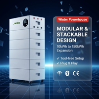 Baterai Ion Natrium 10kWh Terbaru, 51.2V 200Ah, Dapat Ditumpuk, ESS Manajemen Energi Rumah Tangga, Dilengkapi Alat Pemadam Kebakaran