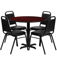 Ensemble Complet Moderne de Mobilier de Restaurant Pas Cher, Tables et Chaises de Restaurant, Lot de Chaises de Restaurant en Gros