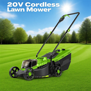 Vertak 20V snoerloze elektrische grasmaaier, 12,6 inch snijbreedte, 30-70 mm snijhoogte, 30L opvangzak, stille grasmaaier voor huis en tuin - Product Image 3