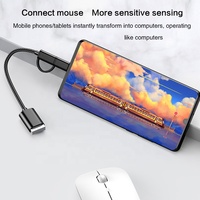 2 In 1 Otg USB Typ C Micro zu USB Buchse Verlängerung kabel OTG Adapter Daten übertragung Lade konverter kabel