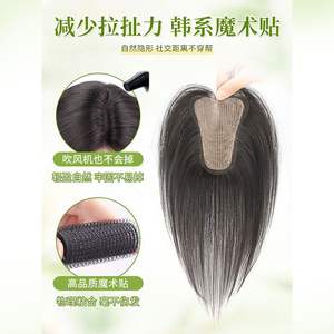 Perruque synthétique en dentelle pour femme, cheveux raides, extension capillaire magique sans couture, base en fibre haute température - Product Image 3