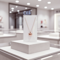 Collier chaîne en acier inoxydable plaqué or 14 carats anti-ternissement en gros pour commandes d'exportation en vrac