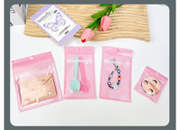 Sachet personnalisé avec logo, scellé sur 3 côtés, petit format, thermoscellable, en Mylar, pour emballage de poudre, pilules et échantillons