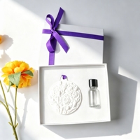 Diffuseur suspendu personnalisé en céramique parfumé à la lavande, pierre parfumée aux huiles essentielles, assainisseur d'air pour la maison