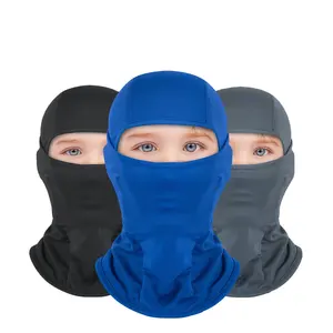 High Quality Neck Warmer Face Mask Knit Full Face Cover Children Ski Mask 1 Hole Balaclava Kids Balaclavas Manufacturer