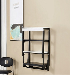 <span class=keywords><strong>Tavolo</strong></span> da Pranzo Retrattile per Casa, <span class=keywords><strong>Tavolo</strong></span> Pieghevole Multifunzionale Espandibile da Parete per Soggiorno - Product Image 4