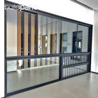 Ventanas Corredizas Modernas de Doble Vidrio Horizontal, de Aluminio, Resistentes a Huracanes