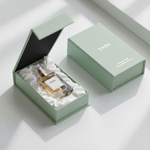 Novedades, Caja de Regalo de Lujo Personalizada, Caja de Papel Negro Sólido para Perfume Vacía con Caja - Product Image 3