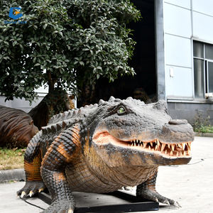 AA-06 <span class=keywords><strong>de</strong></span> animales <span class=keywords><strong>de</strong></span> tamaño real, decoración para zoológico <span class=keywords><strong>de</strong></span> <span class=keywords><strong>cocodrilo</strong></span> animatrónico - Product Image 4