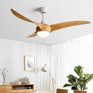 Good Quality 60 Inch 5 Abs Blades Home Decorative Retro <b>Led</b> Ceiling Fan <b>Light</b> With Remote Control - Product Image 4