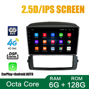 Radio Reproductor Multimedia para KIA <span class=keywords><strong>SORENTO</strong></span> 2004-2008, Dispositivo de Doble DIN, Octa-Core, Android, Estéreo para Auto, GPS, Navegación, Carplay - Product Image 4