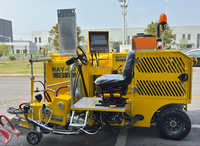 Machine professionnelle d'extrusion thermoplastique MYL-200TE pour la construction de lignes vibrantes et de bandes de signalisation routière