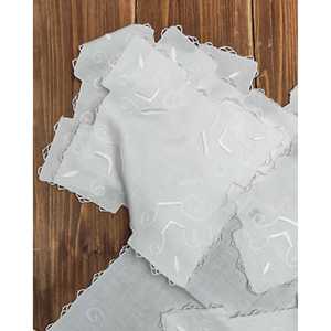 Mariagraziadente Ensemble de six napperons en lin brodés, décoration d'intérieur originale et créative - Product Image 2