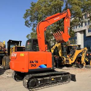 Mini-excavatrice sur chenilles d'occasion Hitachi ZX70 d'origine japonaise, haute qualité, avec moteur Yanmar, également disponible en modèles ZX60 et ZX75. - Product Image 2