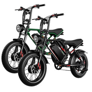 Bicicleta Eléctrica Todoterreno <span class=keywords><strong>de</strong></span> 2000W con Doble Motor para Adultos, Bicicleta <span class=keywords><strong>de</strong></span> Montaña con Llantas Gruesas <span class=keywords><strong>de</strong></span> 20 Pulgadas, Fatbike QJ8, Scooter Eléctrico Urbano, EBIKE - Product Image 1
