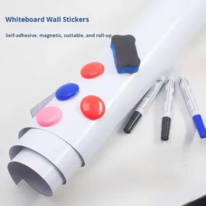 चुंबकीय घरेलू दीवार स्टिकर पूरे रोल ब्लैकबोर्ड व्हाइटबोर्ड थोक मोटी कागज स्टिकर सजावट सामग्री कागज - Product Image 1