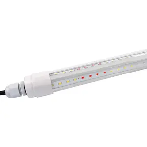 Lampu pertanian tanaman tumbuh IP65 tahan air 600mm 10W LED tabung Pertumbuhan untuk jamur kustom spektrum Led lampu tumbuh