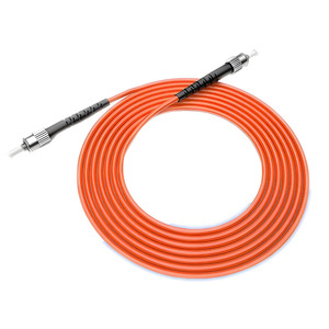 Câble de raccordement en <span class=keywords><strong>fibre</strong></span> <span class=keywords><strong>optique</strong></span> ST/UPC-ST/UPC 3,0 mm Multimode MM <span class=keywords><strong>Orange</strong></span> Simplex 50/125 OM2 1 Gbit/s pour connecteur de panneau de brassage - Product Image 4