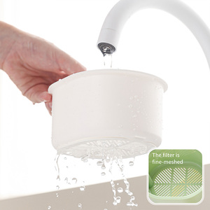 プラスチック製家庭用キッチンシンク排水口吊り下げバスケットフック折りたたみ式食品残渣キャッチャー野菜水切りざる - Product Image 4