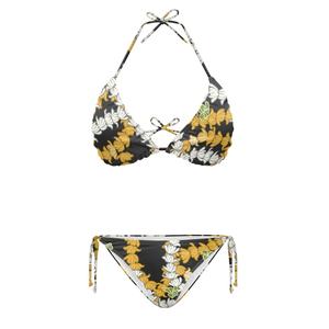 Maile y Pikake Lei Bikinis sexy y de moda Imprimir a pedido Beach Charming Conjuntos de traje de baño de dos piezas para mujer <span class=keywords><strong>Club</strong></span> - Product Image 2