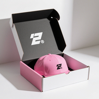 Boîte d'expédition d'emballage durable imprimée de logo personnalisé Boîte postale cadeau pour casquette de baseball