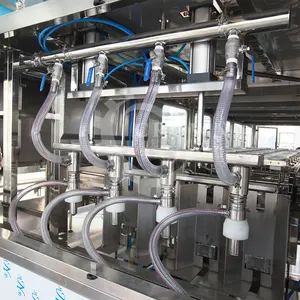 Otomatik 5 galon su arıtma ve dolum şişeleme dolum makinası üretim hattı