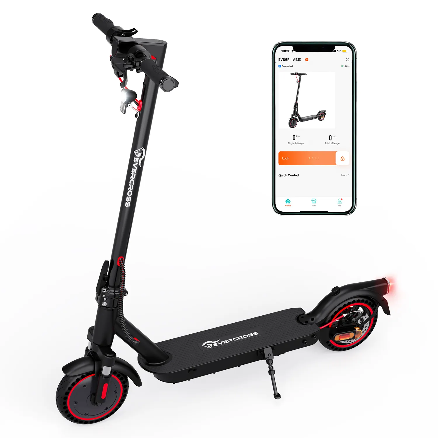 EVERCROSS 8.5Inch Electric Scooter ABE Certification EU Warehouse Stock Germany Market Folding 20KM/H 400W E- Scooter