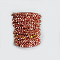 Vente chaude boule chaîne en acier inoxydable boule chaîne chien chaîne bijoux collier bricolage accessoires fenêtre aveugle composants