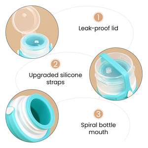 Toptan Fabrika Fiyatı Plastik İçermeyen Şampuan Losyon Şişesi Sıkılabilir Boş Kap Mini Silikon Yeniden Kullanılabilir Seyahat Şişeleri 60/90ml - Product Image 5