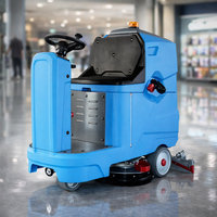 Machine à laver et à frotter le sol, mini laveuse industrielle rechargeable, balayeuse pour l'entretien des sols