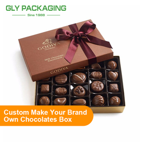 Hộp Tùy chỉnh cho bánh quy sô cô la Hộp quà tặng ngọt ngào bao bì tùy chỉnh sô cô la bao bì hộp sang trọng của sôcôla - Product Image 1
