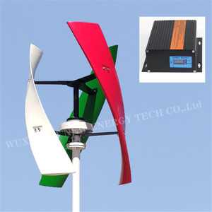 Générateur éolien à axe vertical 1 kW 24 V 48 V 800 W à 3 pales sans noyau, générateur à aimants, Windkraftanlage - Product Image 1