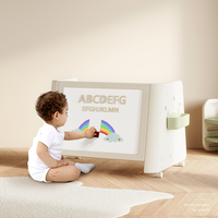Table d'automne pour enfants, ensemble de chaises, planche à dessin multifonctionnelle 2 en 1, bureau d'étude en plastique pour bébés