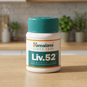 Himalaya Liv 52 Tabletas de Extracto de Plantas Silvestres en Botella y Envase de Plástico, Suplemento para el Cuidado de la Salud para el Bienestar Diario - Product Image 1