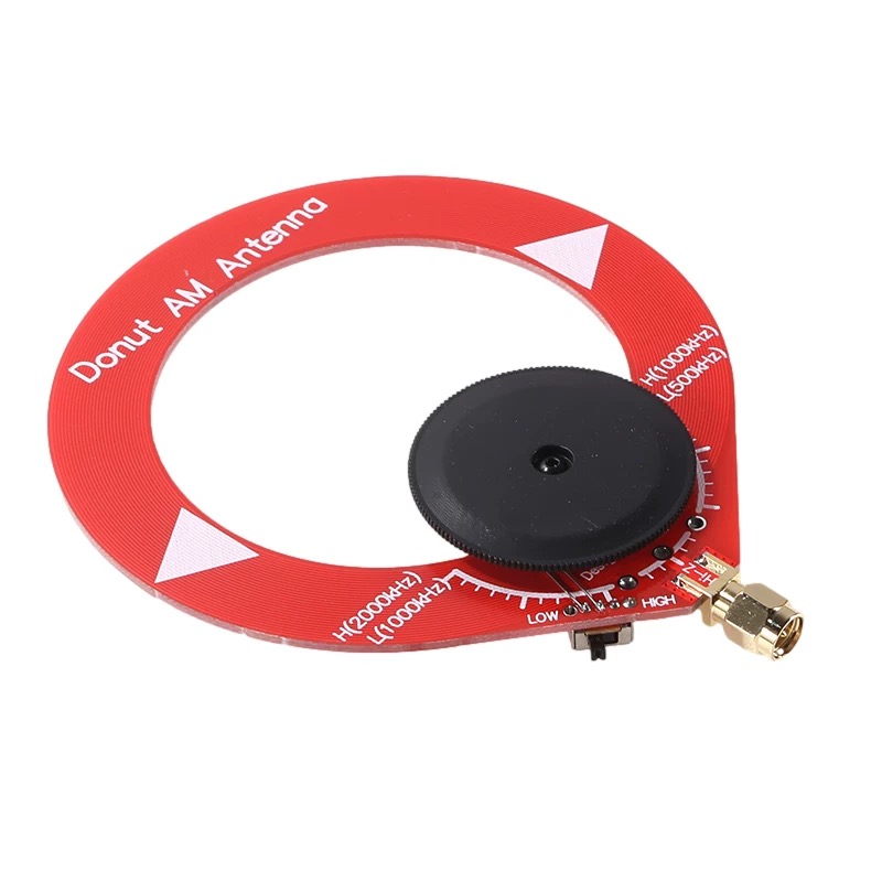 Donut AM MW/SW Middle Wave Shortwave Mini Loop Antenna Fit 6 thumbnail image