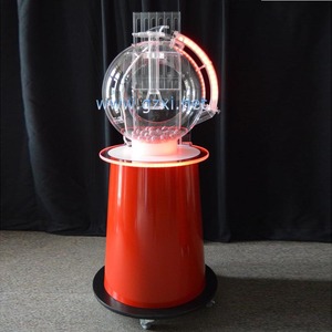 Machine <span class=keywords><strong>de</strong></span> jeu <span class=keywords><strong>de</strong></span> <span class=keywords><strong>bingo</strong></span> automatique à 90 boules avec un design amusant rouge, machine <span class=keywords><strong>de</strong></span> loterie <span class=keywords><strong>de</strong></span> <span class=keywords><strong>loto</strong></span> à 75 boules, comprend des jetons <span class=keywords><strong>de</strong></span> <span class=keywords><strong>bingo</strong></span> et des marqueurs - Product Image 1