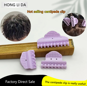 Clip a Forma di Centipede Personalizzabile per Saloni di Bellezza, Strumento Professionale Multiuso per Sollevare le Radici dei Capelli, con Manico in Plastica - Product Image 2