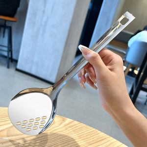 Juego de espátulas de acero inoxidable 304, 2 piezas, utensilio de cocina multiusos para freír y rehurgutinar, uso en la cocina - Product Image 4